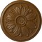 Ekena Millwork Kaya Ceiling Medallion (Fits Canopies up to 5 1/4"), Hand-Painted Smokey Topaz, 23 5/8"OD x 1 1/2"P CM23KASTF - alternate 1
